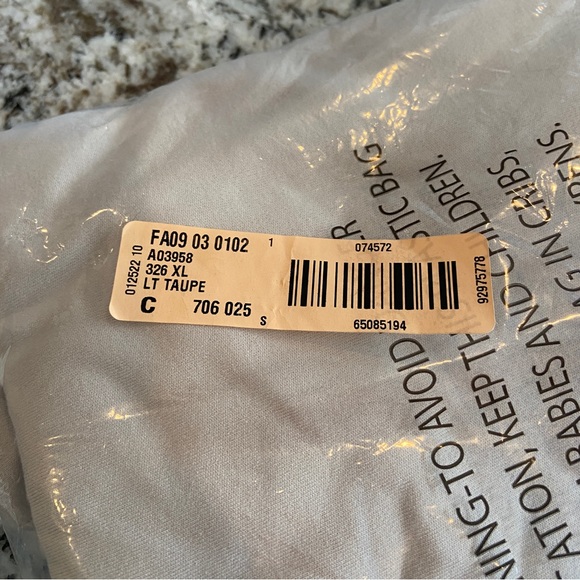 Appleseed's Everyday Knit Long Skirt Light Taupe XL New - Picture 4 of 7